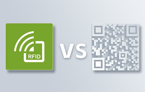 How to distinguish and select barcode and RFID device?