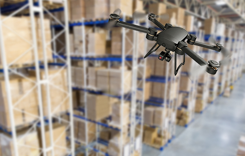 RFID technology combines drones,how does it work?
