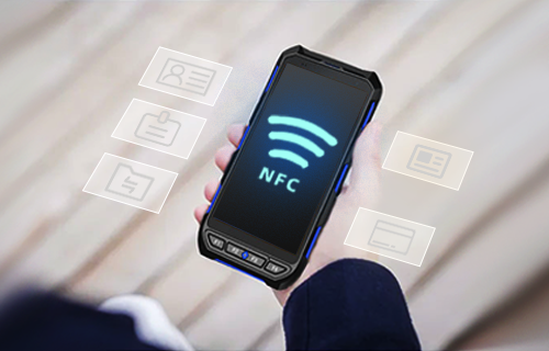Missä NFC-käsipäätelaitteita käytetään pääasiassa?